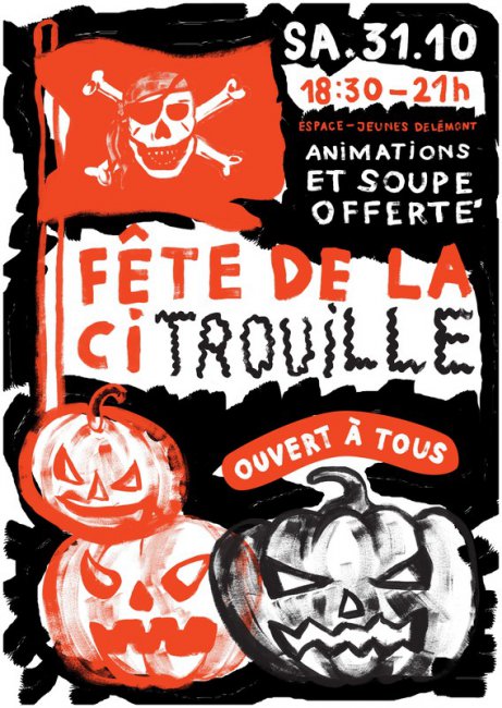 Fête de la citrouille organisée par l'Espace Jeunes