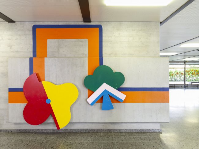 Les décorations artistiques de l'école du Gros-Seuc