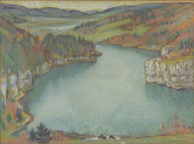 Charles L'Eplattenier - Pastels du Doubs | visite commentée