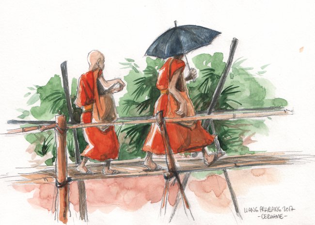 Exposition dans le cadre de Delémont'BD : Carnets d'Asie