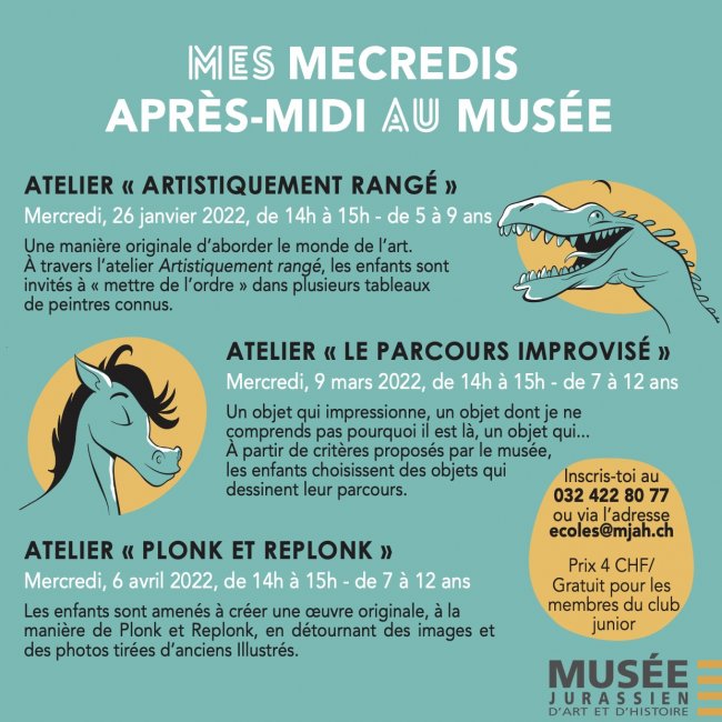 Mes mercredis après-midi au musée / Artistiquement rangé !